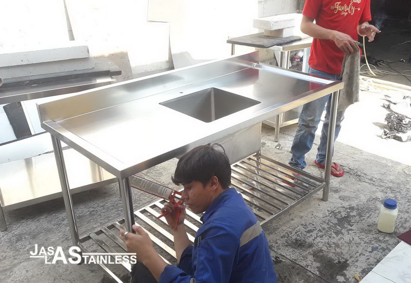 Single sink stainless